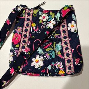 Vera Bradley Navy Floral Crossbody Bag